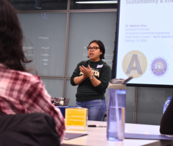 Dr. Maricor Arlos presents to the Youth Water Council