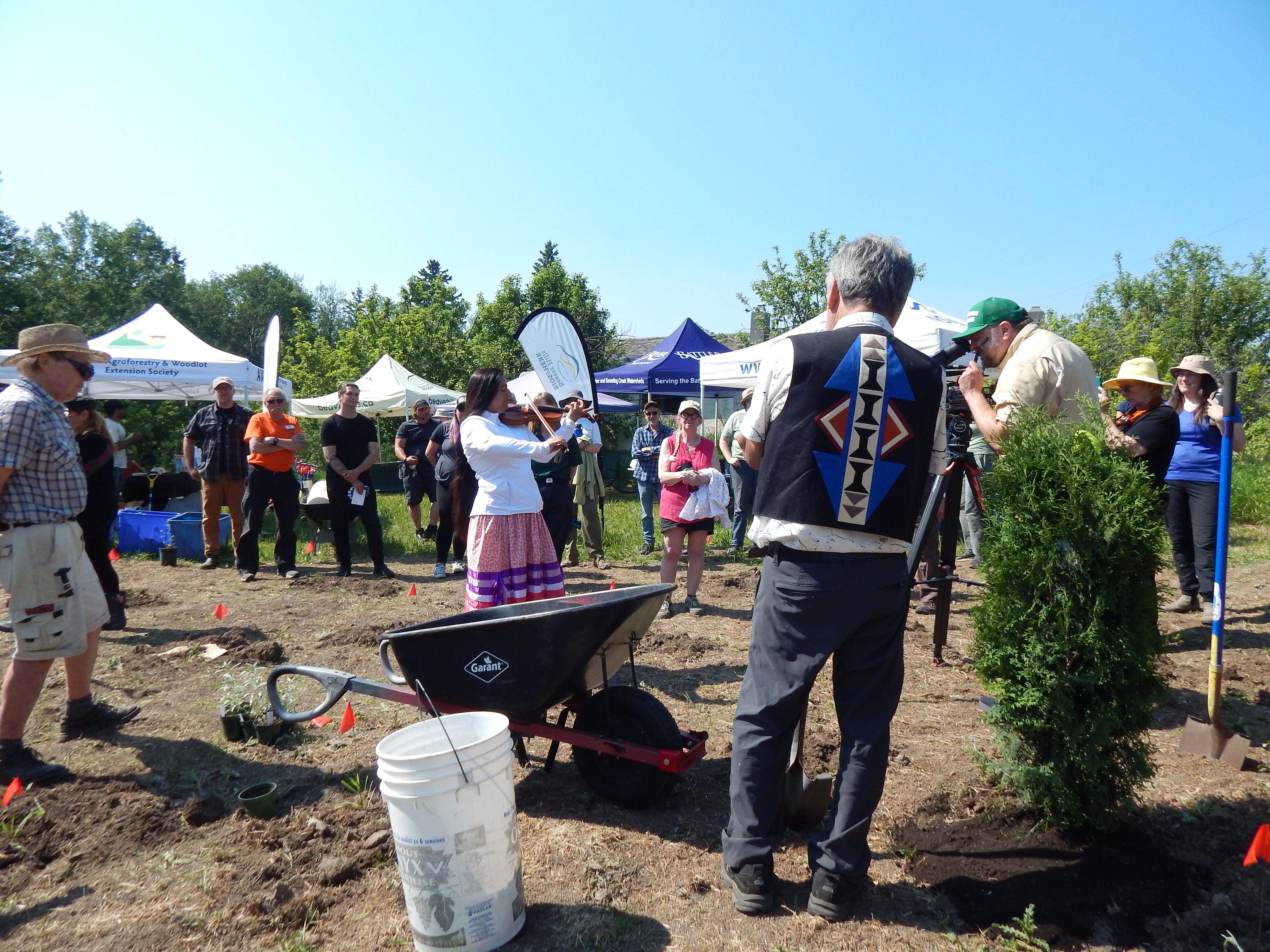 Music performances at the Great Divide Tree Planting Event