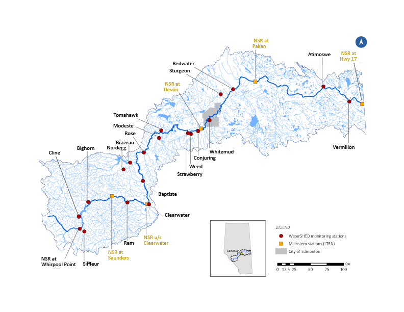WaterSHED Map Stations