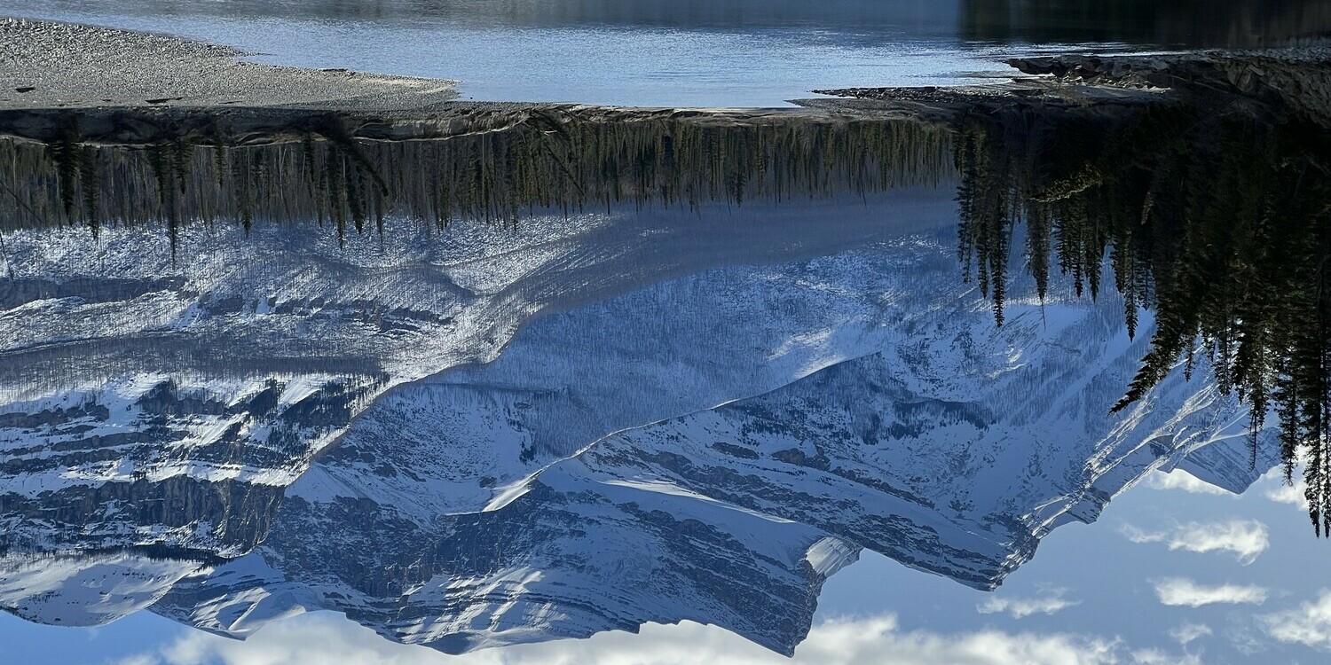 The North Saskatchewan River near Whirlpool Point