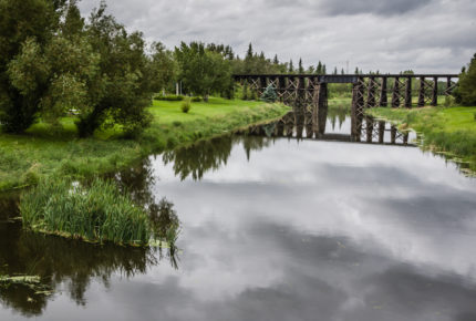 Bridge on Sturgeon River  Photo: Karen Albert